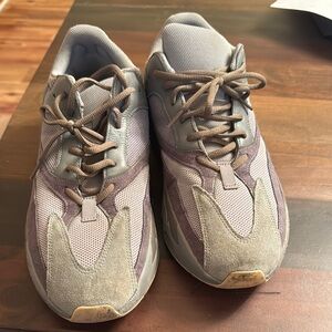 Gray and Brown Sneakers